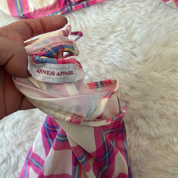 Anne's Apparel Plaid Two Piece Set (Small) - Picture 5 of 5